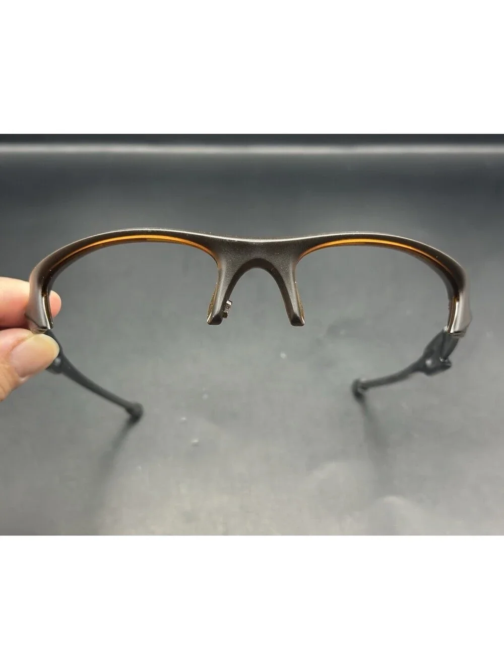 Oakley Flak Jacket Matte Rootbeer/Grey Smoke Frame